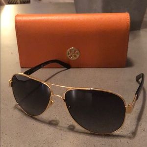 Tory Burch Aviator Sunglasses